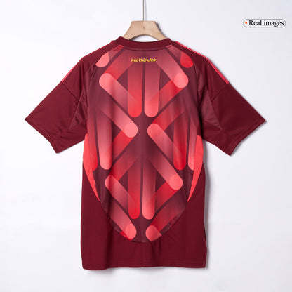 Men's Germany Away Soccer Jersey 2025 Red - Women's Euro