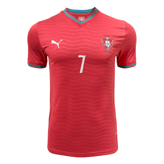 Men's Portugal RONALDO #7 Home Jersey World Cup 2026 - Slim Fit