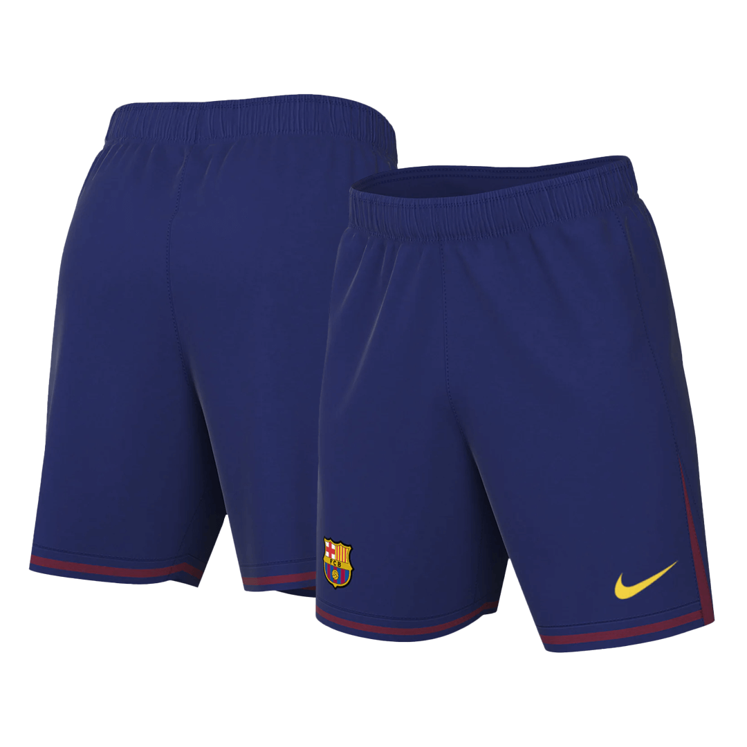 Barcelona Home Soccer Shorts 2025/26 Navy