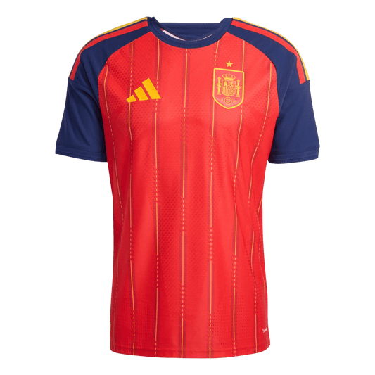 Men's Spain Home Shirt World Cup 2026 Version - Slim Fit