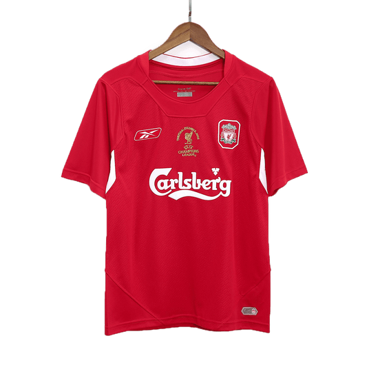 Retro 2005 Liverpool Soccer Jersey - UCL Final