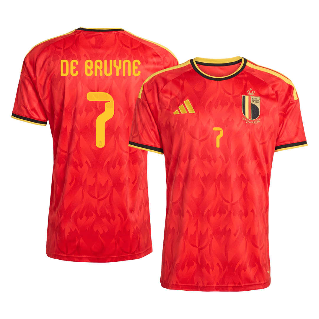 Belgium DE BRUYNE #7 World Cup 2026 Men's Home Shirt