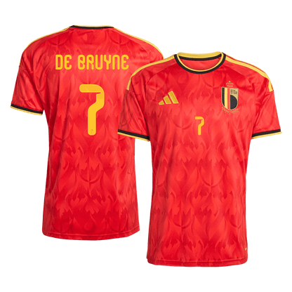 Belgium DE BRUYNE #7 World Cup 2026 Men's Home Shirt