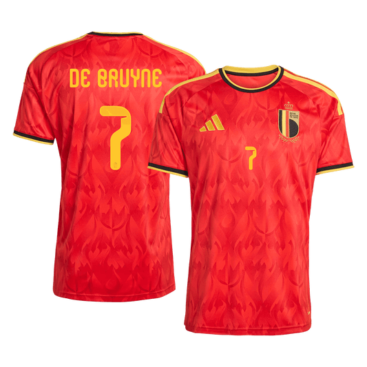 Belgium DE BRUYNE #7 World Cup 2026 Men's Home Shirt