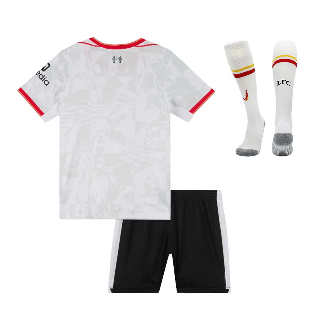 Kid's Liverpool Third Away Football Shirt Kit(Shirt+Shorts+Socks) 2024/25