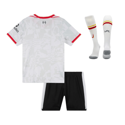 Kid's Liverpool Third Away Football Shirt Kit(Shirt+Shorts+Socks) 2024/25