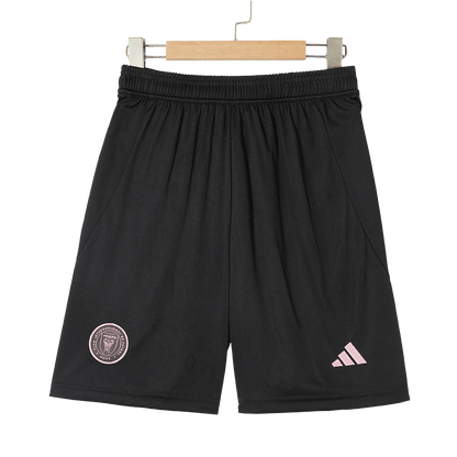 Inter Miami Away Soccer Jersey Kit(Jersey+Shorts) 2025 Black&Gray
