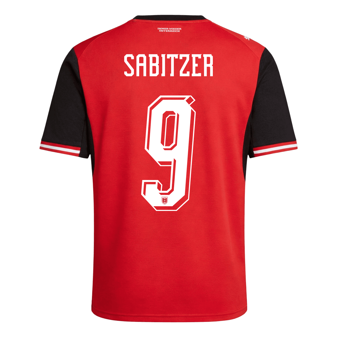 Men's Austria SABITZER Home Jersey #9 World Cup 2026