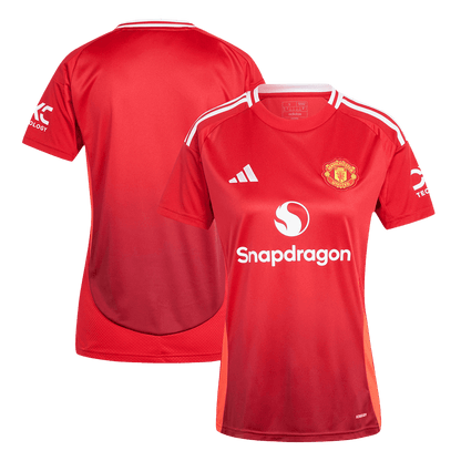 Women's Manchester United Home Soccer Jersey Shirt 2024/25