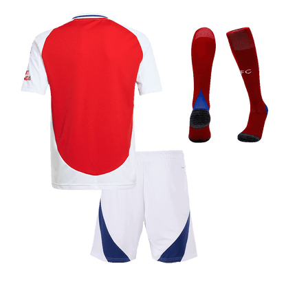 Kid's Arsenal Home Soccer Jersey Kit(Jersey+Shorts+Socks)
