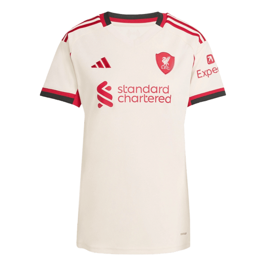 Women's Liverpool Away Soccer Jersey 25/26 White