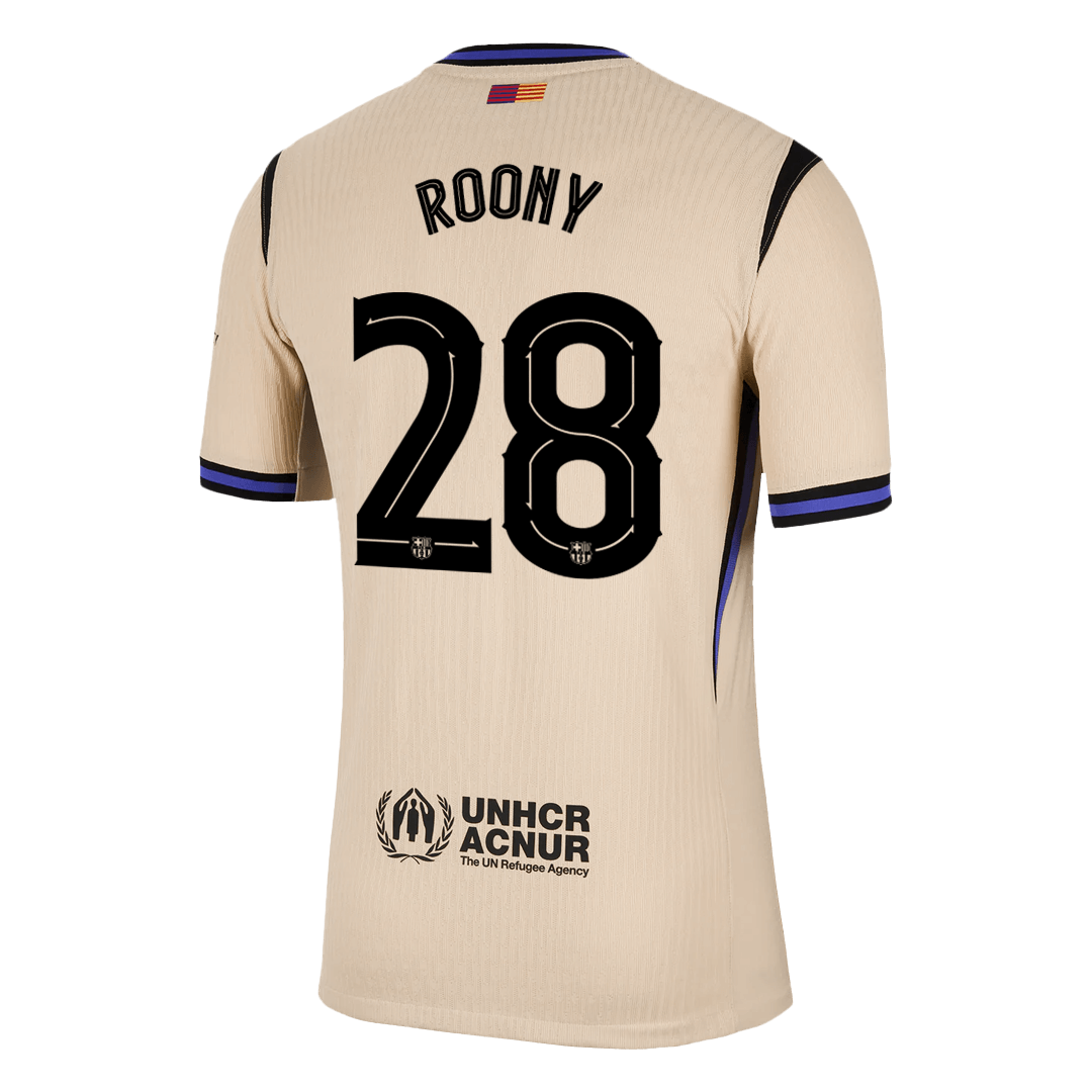 Authentic ROONY #28 Barcelona Away Soccer Jersey 2025/26