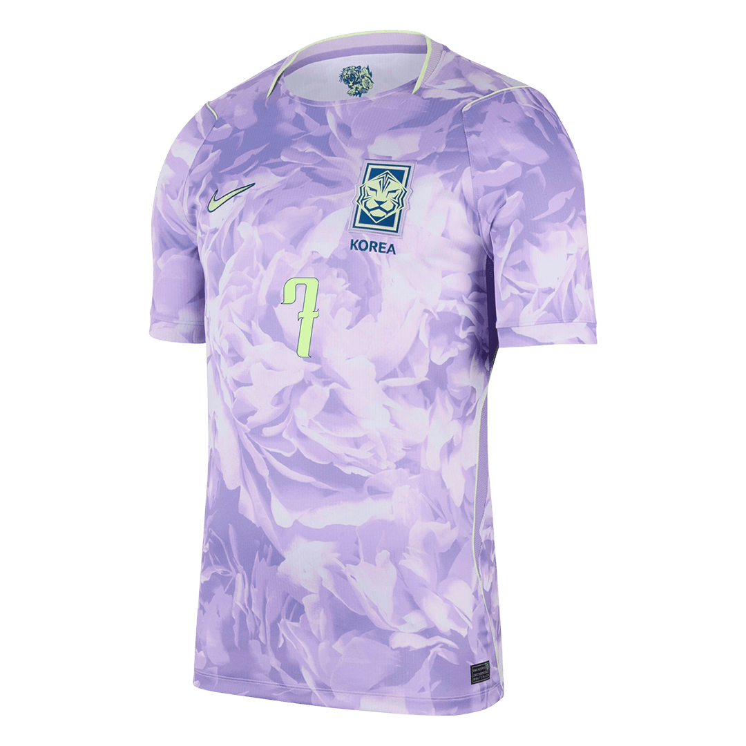 HEUNGMIN #7 South Korea Away Football Shirt World Cup 2026 Purple