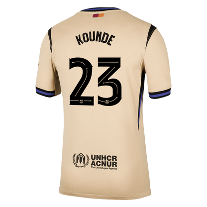 KOUNDE #23 Barcelona Away Soccer Jersey 2025/26