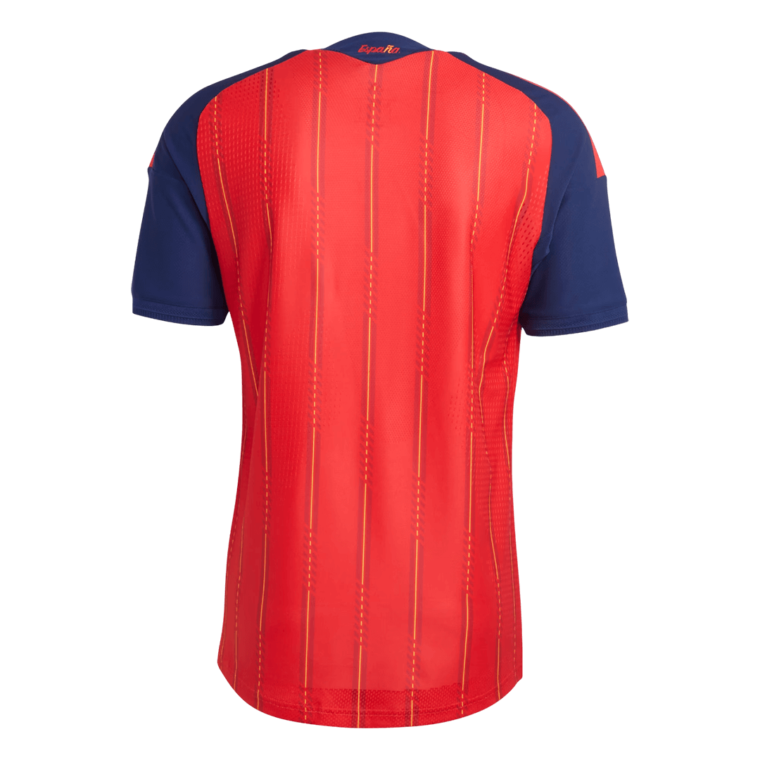 Men's Spain Home Shirt World Cup 2026 Version - Slim Fit