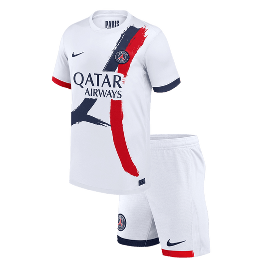 Kid's PSG Away Soccer Jersey Kit(Jersey+Shorts)