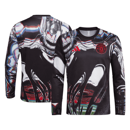 Manchester United Pre-Match Long Sleeve Soccer Jersey 2025/26