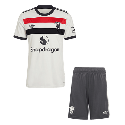 Men's Manchester United Third Away Football Shirt Kit (Shirt+Shorts)