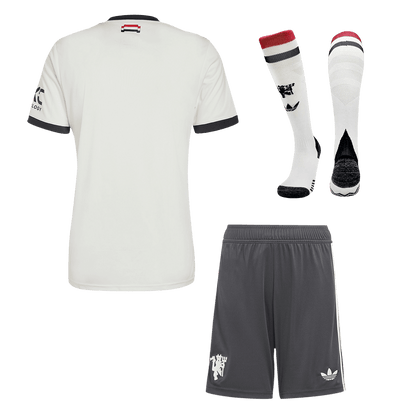 Manchester United Third Away Football Shirt Kit (Shirt+Shorts+Socks)