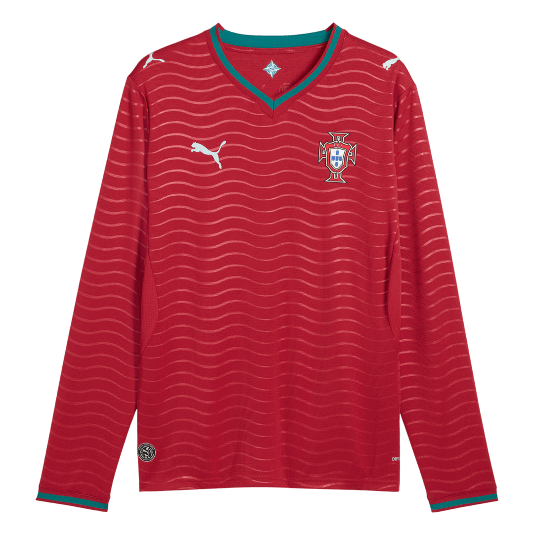 Portugal Home Long Sleeve Soccer Jersey 2026