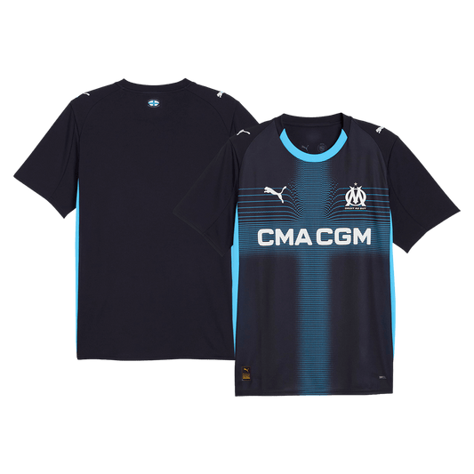 Marseille Away Soccer Jersey 25/26 Navy