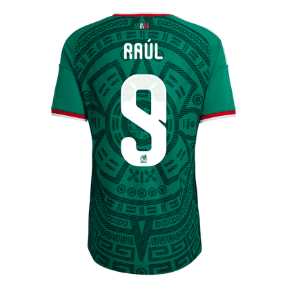 Men's Mexico Raúl #9 Home Jersey 2026 World Cup Version - Slim Fit