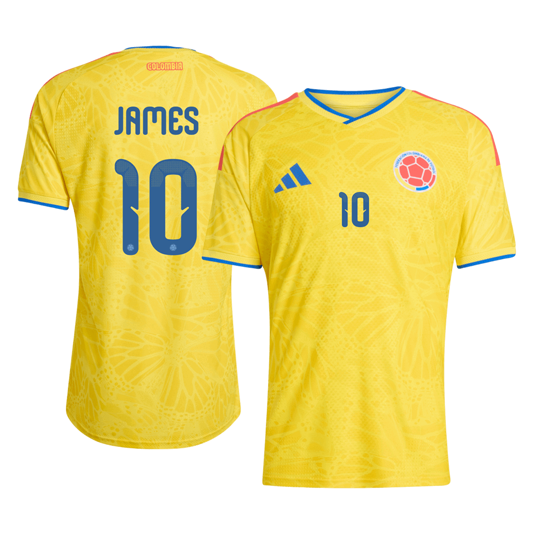 Men's Colombia JAMES #10 Home Shirt 2026 World Cup - Slim Fit
