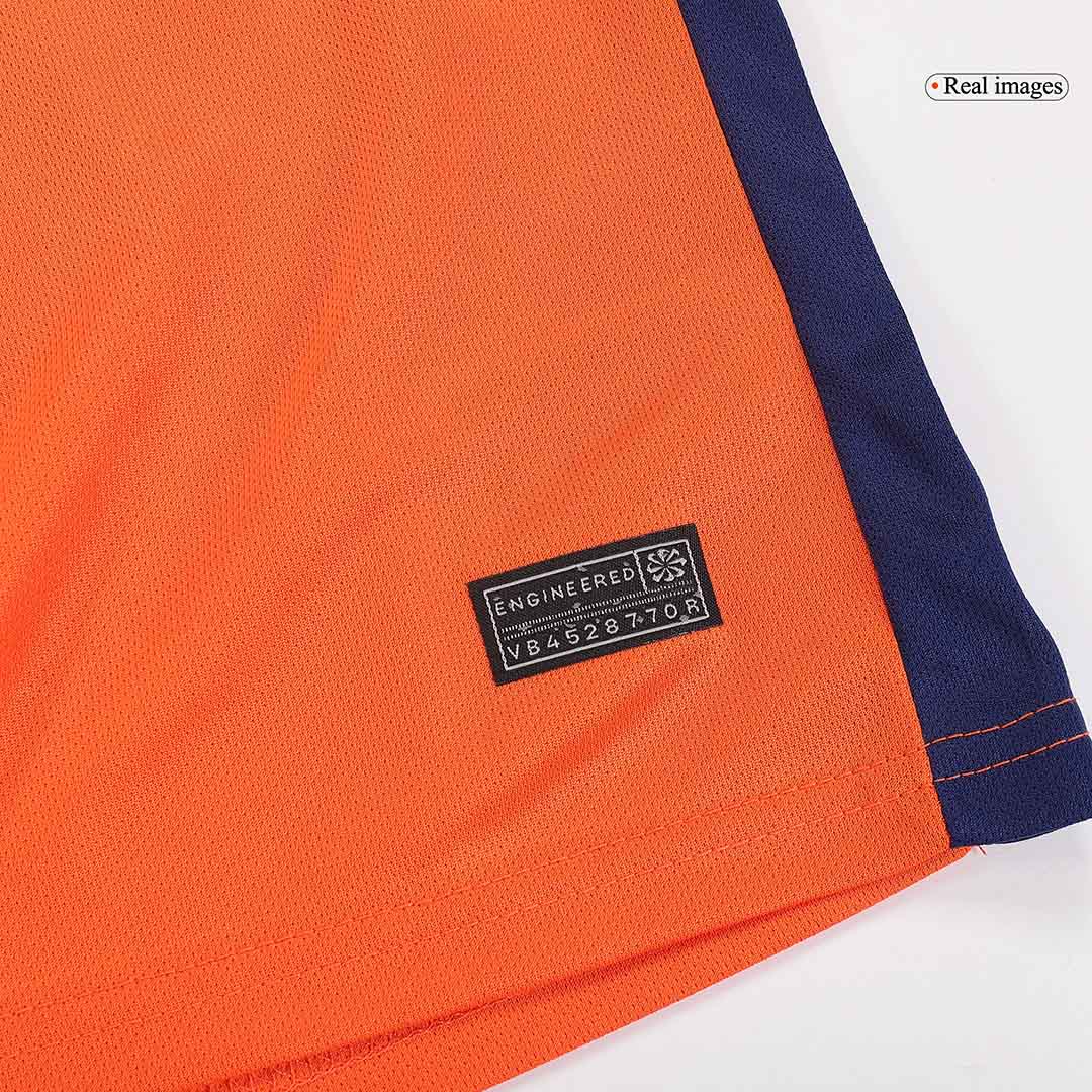 Kid's Netherlands Home Soccer Jersey Kit(Jersey+Shorts+Socks) Euro 2024