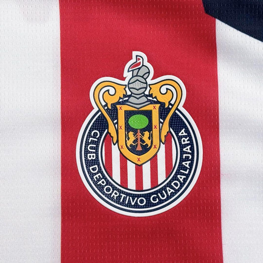 Chivas Home Soccer Jersey 2025/26 Red&White