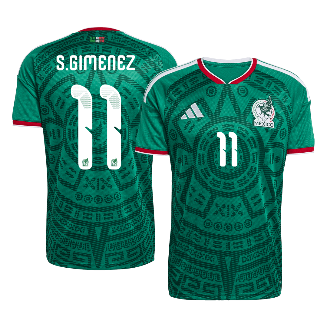 Mexico S.GIMENEZ #11 World Cup 2026 Men's Home Jersey