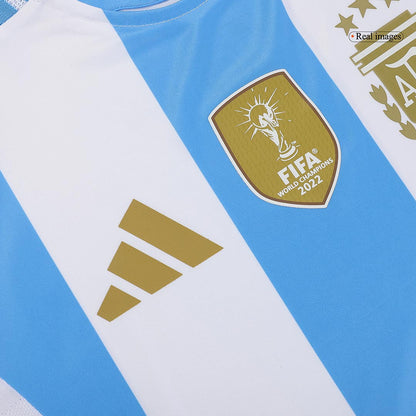 Authentic L.MARTÍNEZ #22 Argentina Home Soccer Jersey Copa America 2024