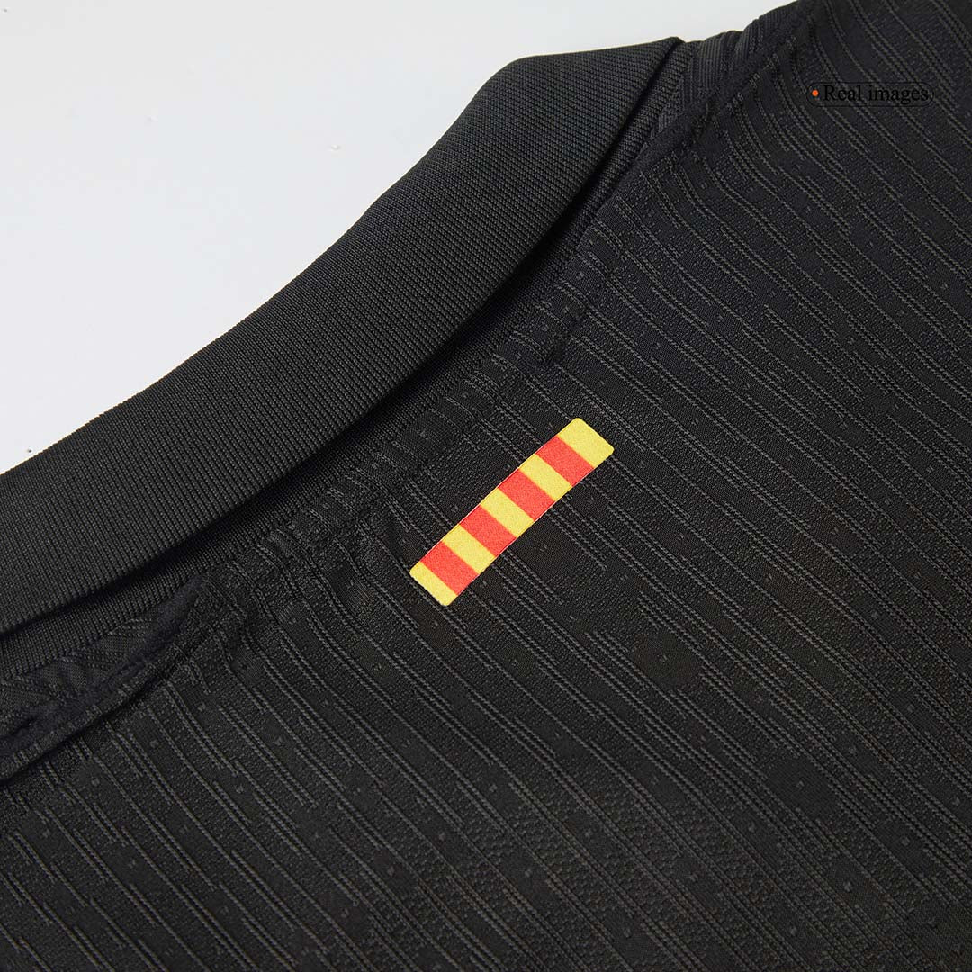 Authentic Barcelona X Travis Scott Away Soccer Jersey 2024/25 Black