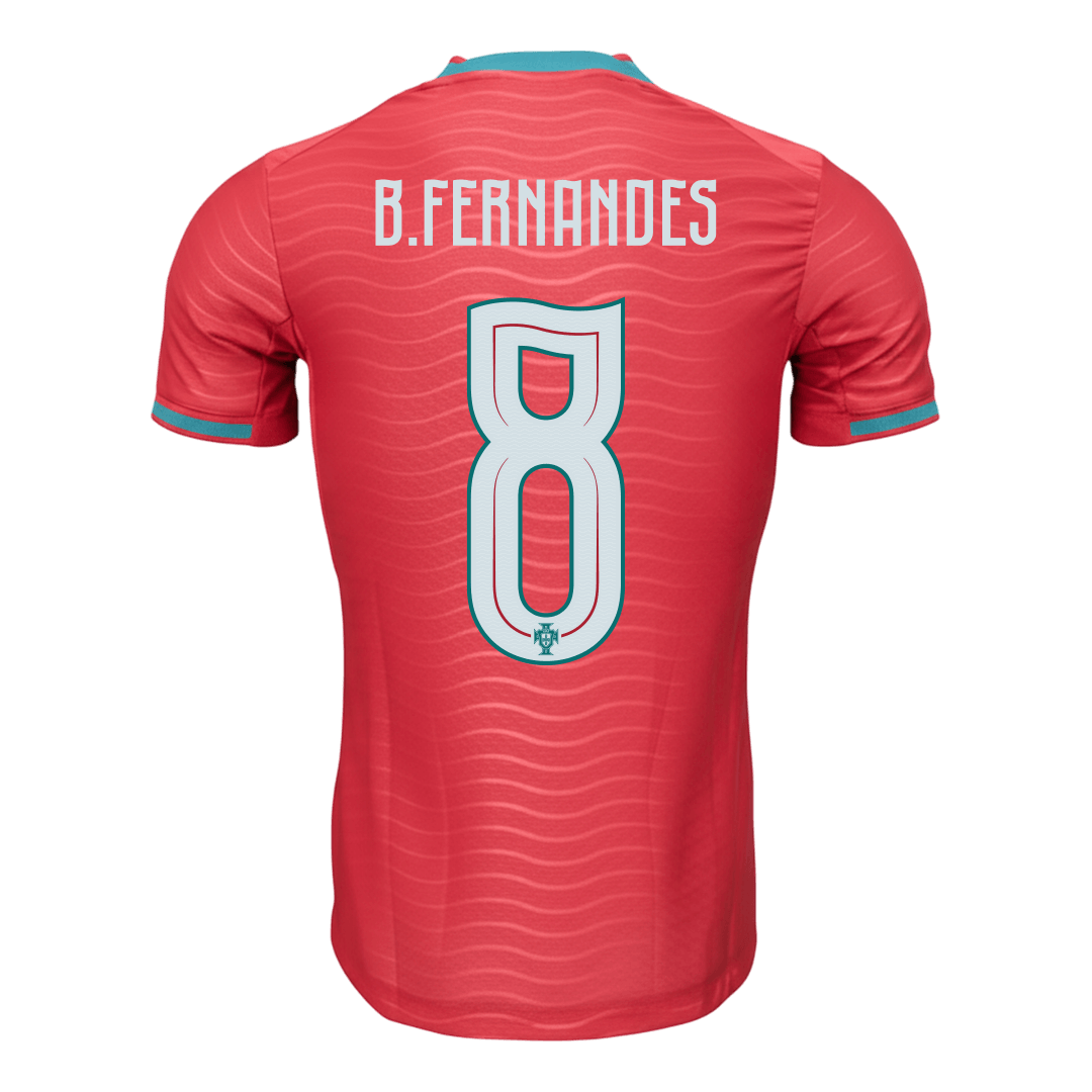 Authentic B.FERNANDES #8 Portugal Home Soccer Jersey 2026