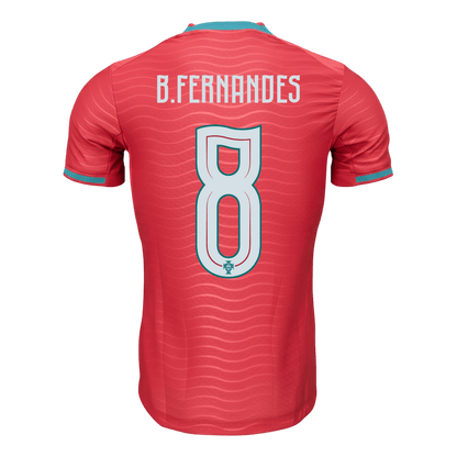 Men's Portugal B.FERNANDES #8 Home Shirt 2026 World Cup - Slim Fit