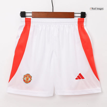 Kid's Manchester United Home Football Shirt (Shirt+Shorts) 2024/25