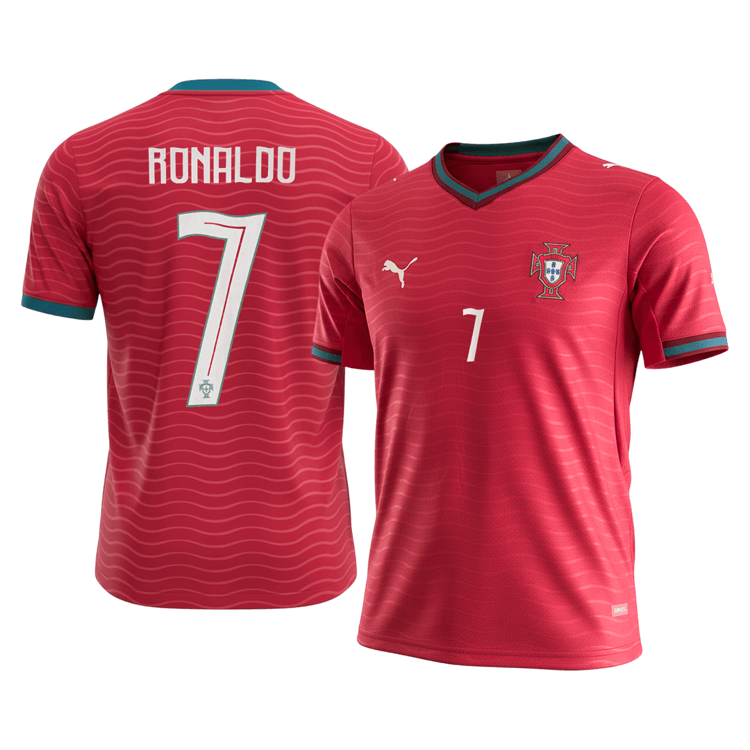 Men's Portugal RONALDO Home Jersey #7 World Cup 2026