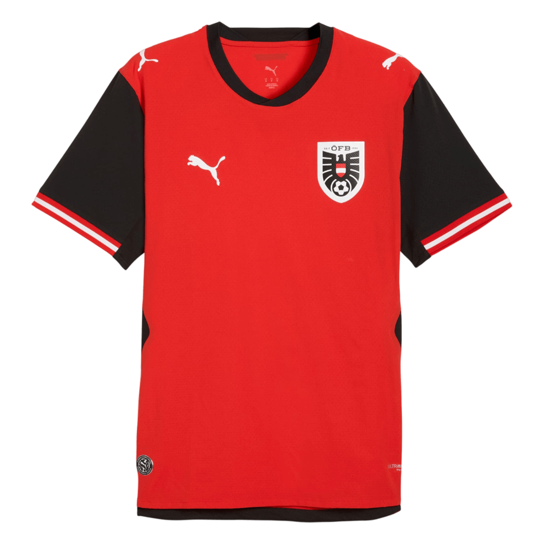 Men's Austria Home Shirt World Cup 2026 Version - Slim Fit