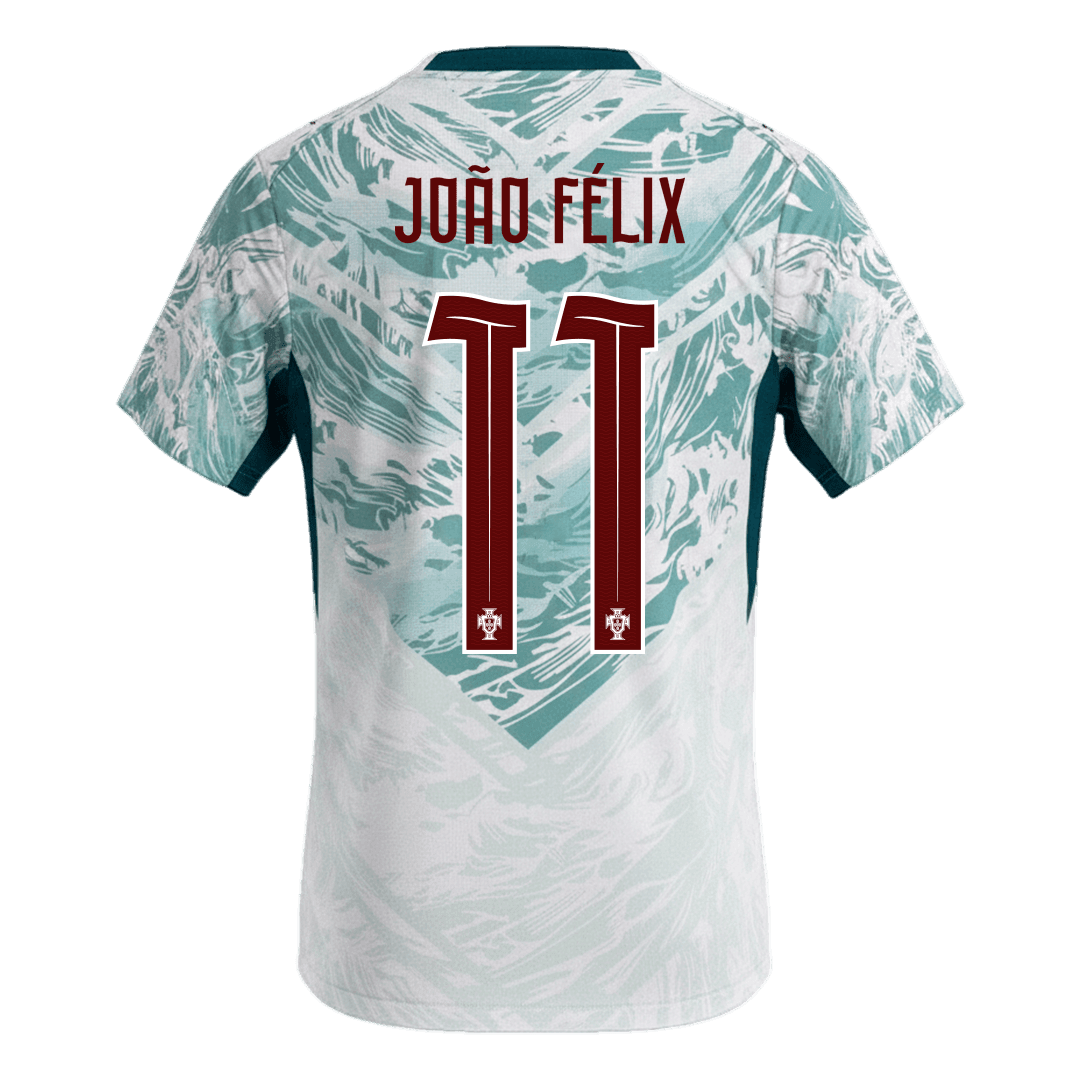 JOÃO FÉLIX #11 Portugal Away Football Shirt World Cup 2026 White&Green
