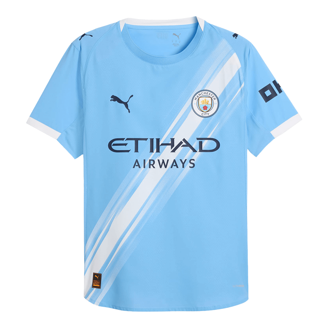 Authentic  FODEN #47 Manchester City Home Soccer Jersey 2025/26 Blue