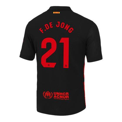 Authentic F.DE JONG #21 Barcelona Away Soccer Jersey 2024/25