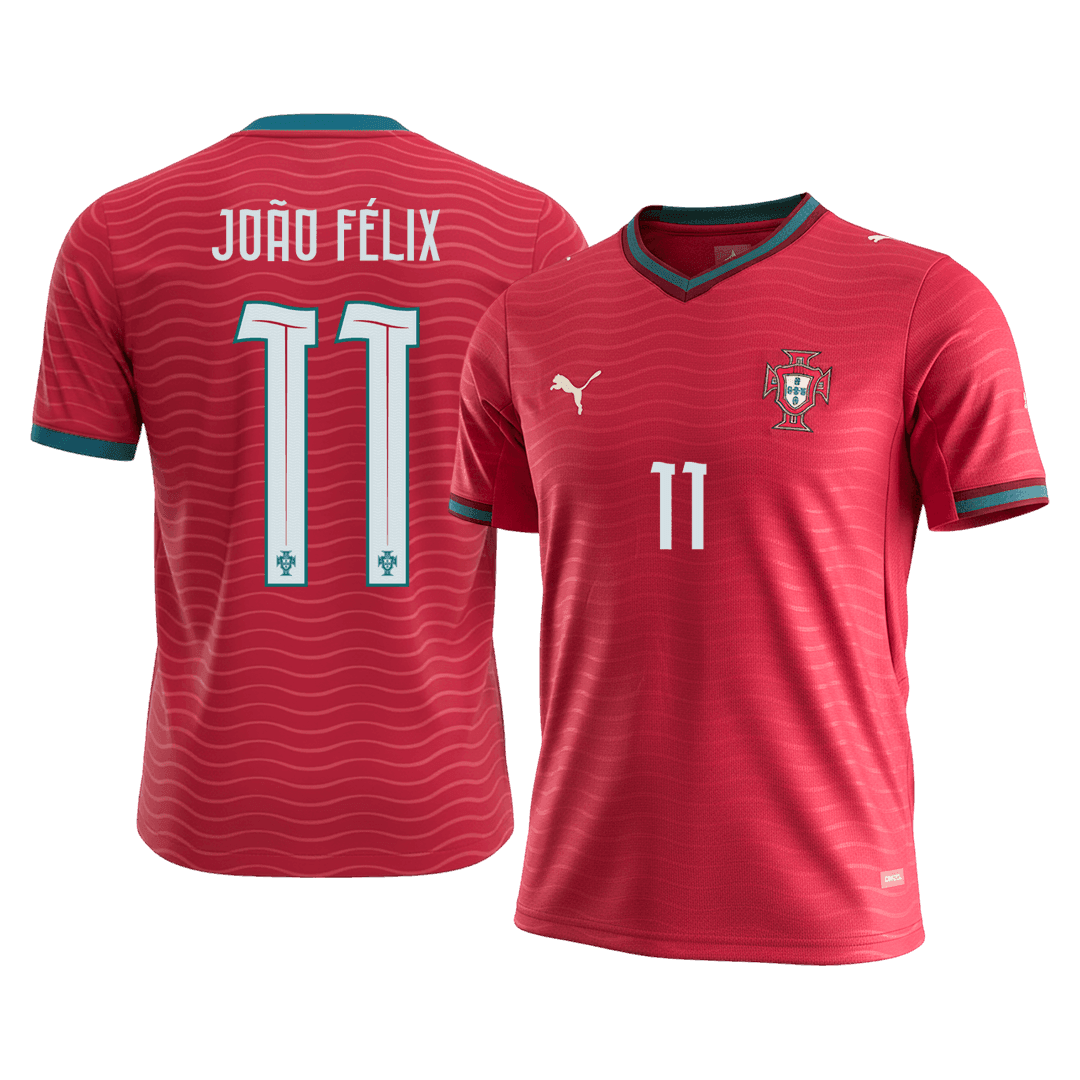 JOÃO FÉLIX #11 Portugal Home Football Shirt World Cup 2026 Red
