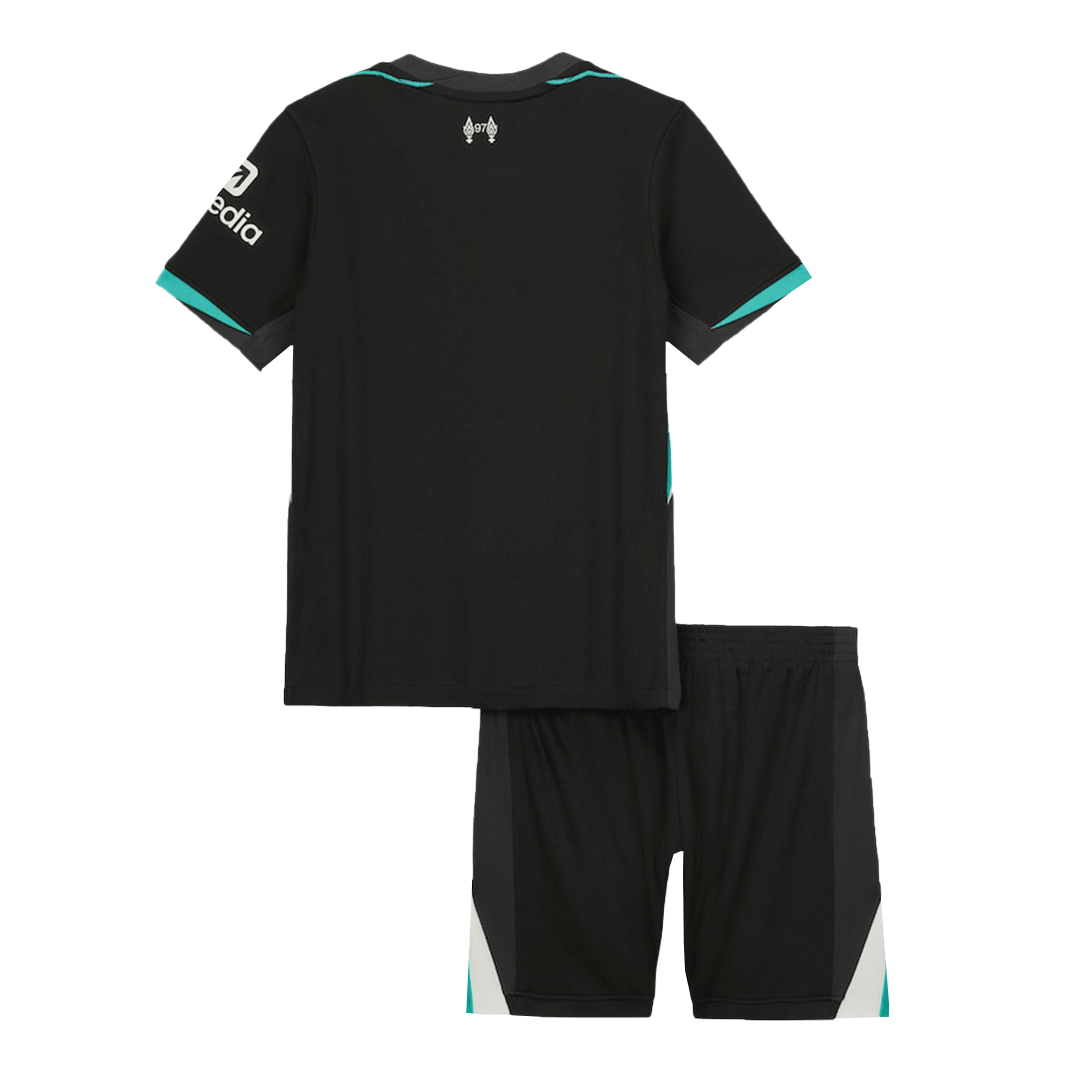 Kid's Liverpool Away Football Shirt Kit(Shirt+Shorts)