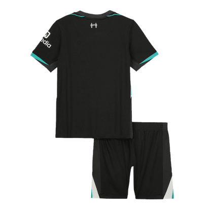 Kid's Liverpool Away Football Shirt Kit(Shirt+Shorts)