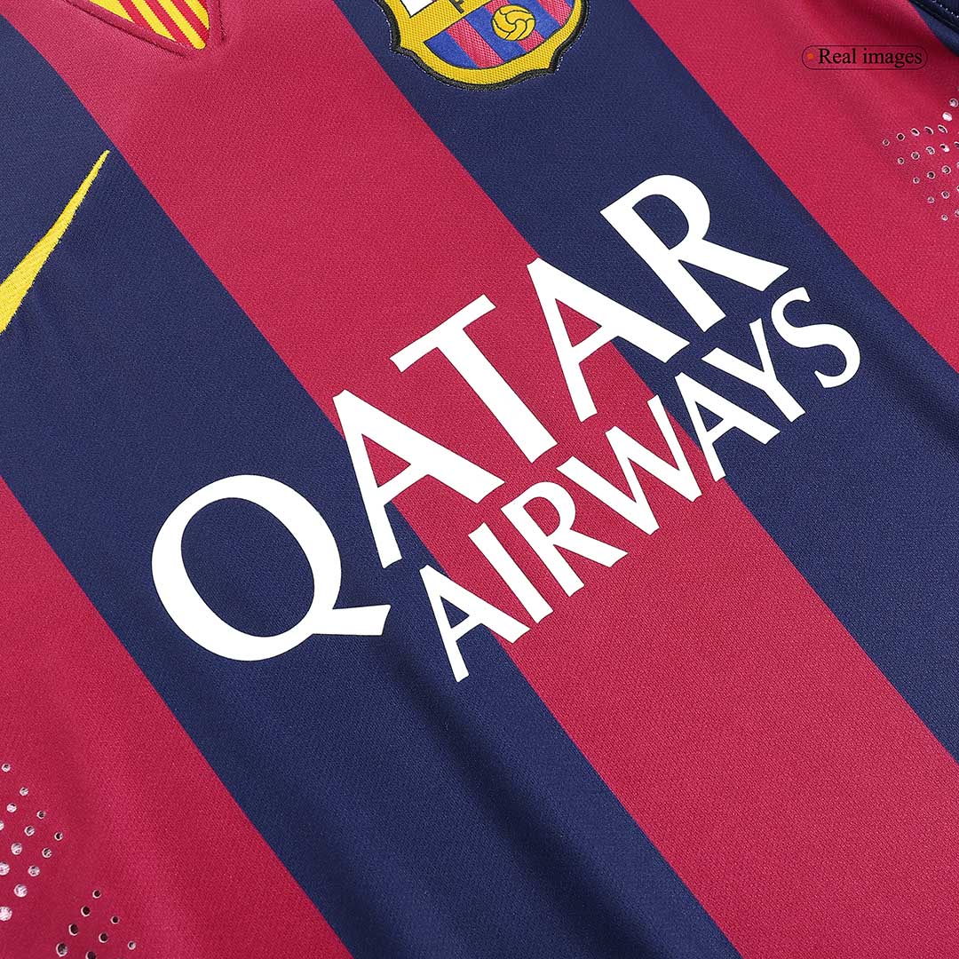 Retro 2014/15 Barcelona Home Soccer Jersey