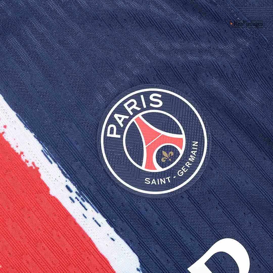 Authentic KVARATSKHELIA #7 PSG Home Soccer Jersey 2024/25 Navy
