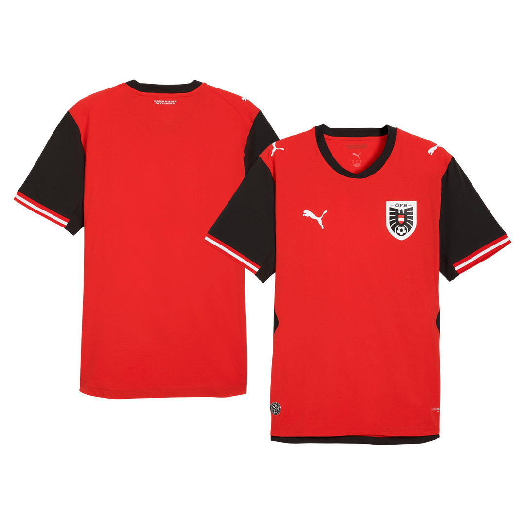 Men's Austria Home Shirt World Cup 2026 Version - Slim Fit