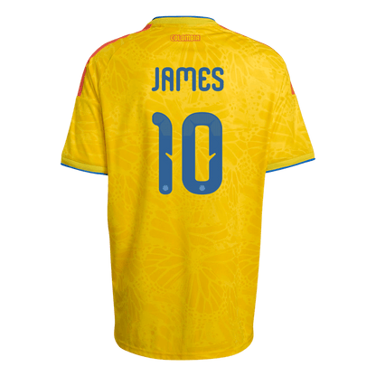 Men's Colombia JAMES #10 World Cup 2026 Home Jersey