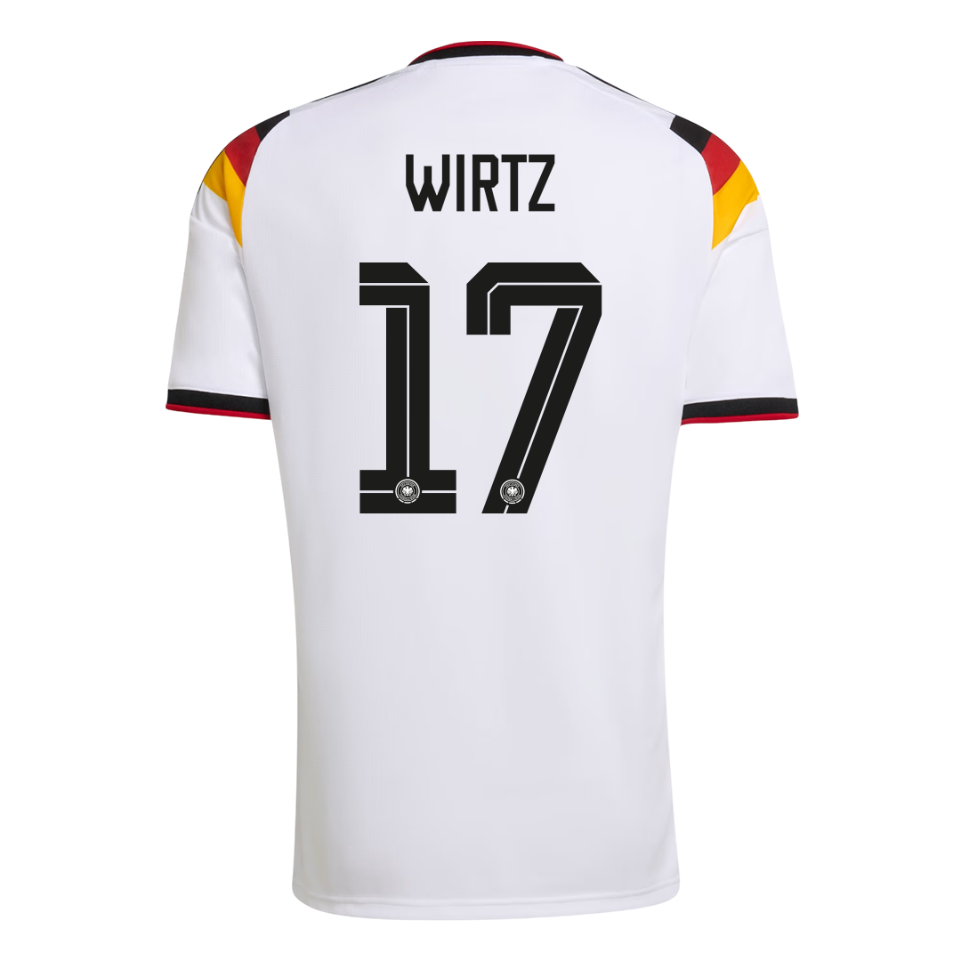 Men's Germany WIRTZ Home Jersey #17 World Cup 2026