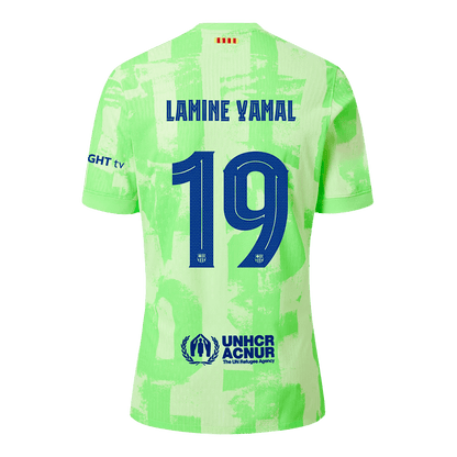 Authentic LAMINE YAMAL #19 Barcelona Third Away Soccer Jersey 2024/25 - UCL