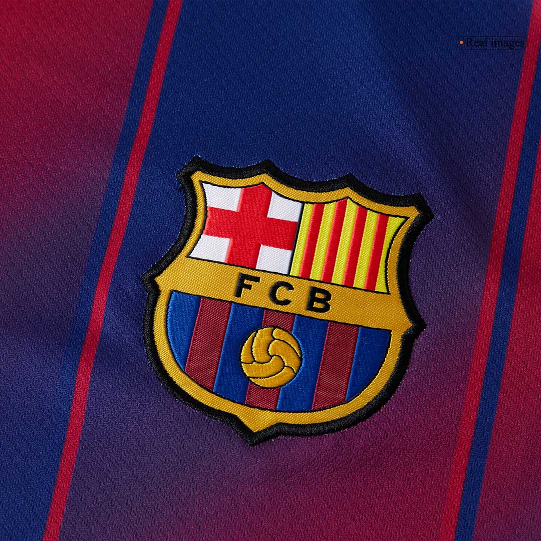 CUBARSÍ #2 Barcelona Home Soccer Jersey 2025/26 Red&Blue - UCL